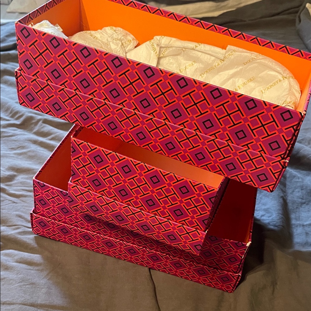 Empty Tory Burch Shoe Boxes
